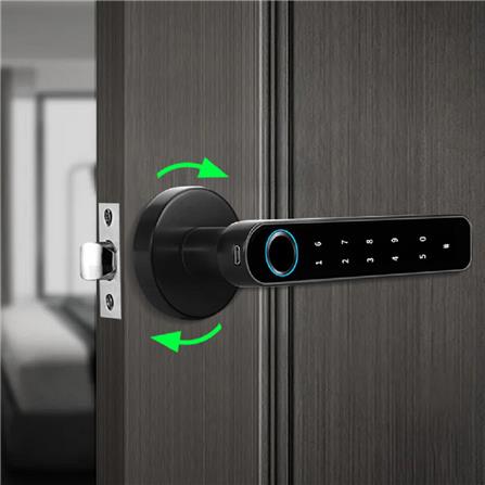 กลอนดิจิตอล C.HITECH C2 PLUS สีดำ_5