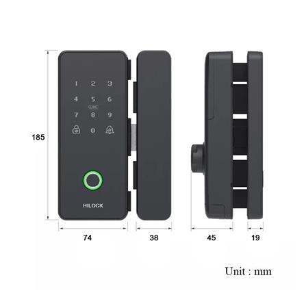 กลอนดิจิตอล HILOCK HL-551 สีดำ_1