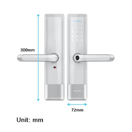 กลอนดิจิตอล HILOCK HL-451S สีเงิน_2