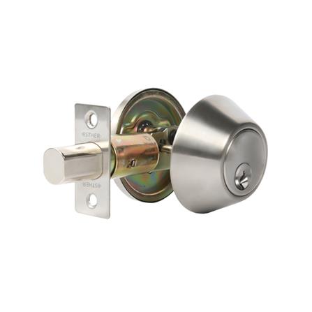 กุญแจลิ้นตาย 1 ด้าน ESTHER EAL-01-211-63 สีสเตนเลส_0