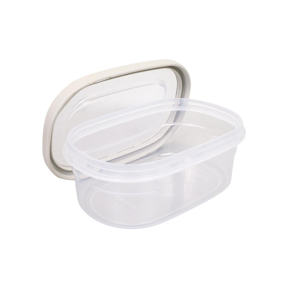 ชุดกล่องอาหาร 8 ชิ้น รวมฝา KECH 91433 สีครีม