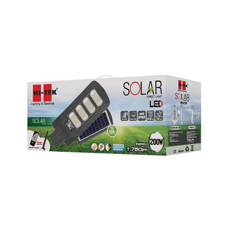 ไฟถนน SOLAR HI-TEK HFSS 200 วัตต์ DAYLIGHT สีเทา_4