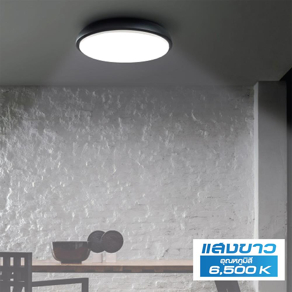 ดาวน์ไลท์ LED HI-TEK HFLEPS12DB 5.5 นิ้ว 12 วัตต์ DAYLIGHT สีดำ