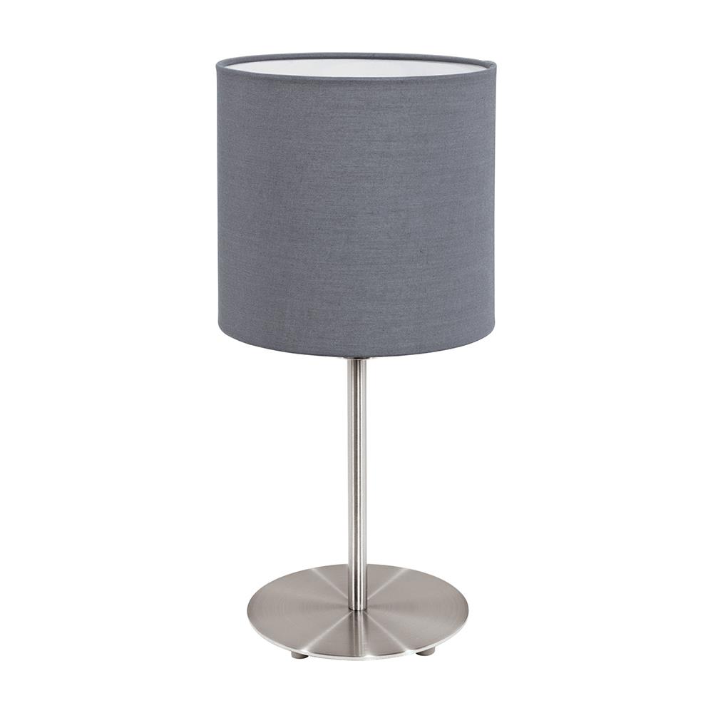 ไฟตั้งโต๊ะ EGLO PASTERI สีเทา/เงิน