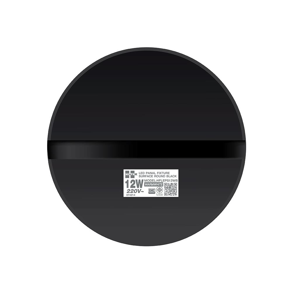 ดาวน์ไลท์ LED HI-TEK HFLEPS12WB 5.5 นิ้ว 12 วัตต์ WARM WHITE สีดำ
