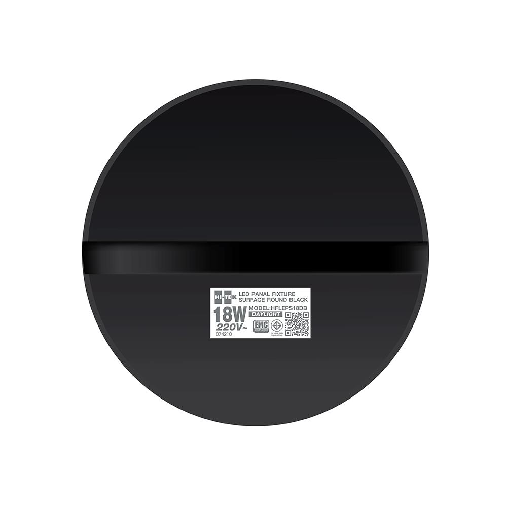 ดาวน์ไลท์ LED HI-TEK HFLEPS18DB 7.5 นิ้ว 18 วัตต์ DAYLIGHT สีดำ