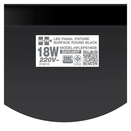 ดาวน์ไลท์ LED HI-TEK HFLEPS18DB 7.5 นิ้ว 18 วัตต์ DAYLIGHT สีดำ_6