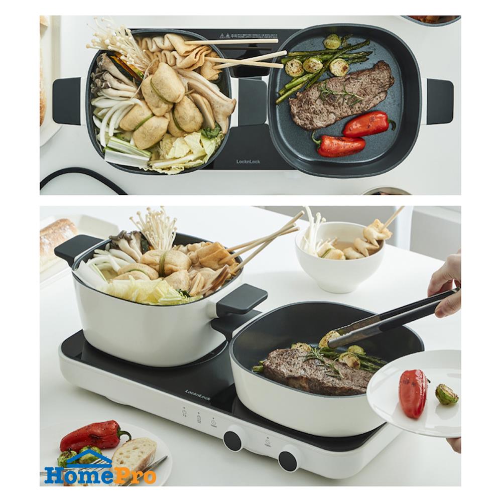 เตาแม่เหล็กไฟฟ้า LOCKNLOCK EJI326WHT