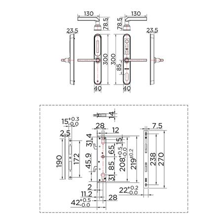 กลอนดิจิตอล ESTHER EAE-04-431-5 สีดำ_2
