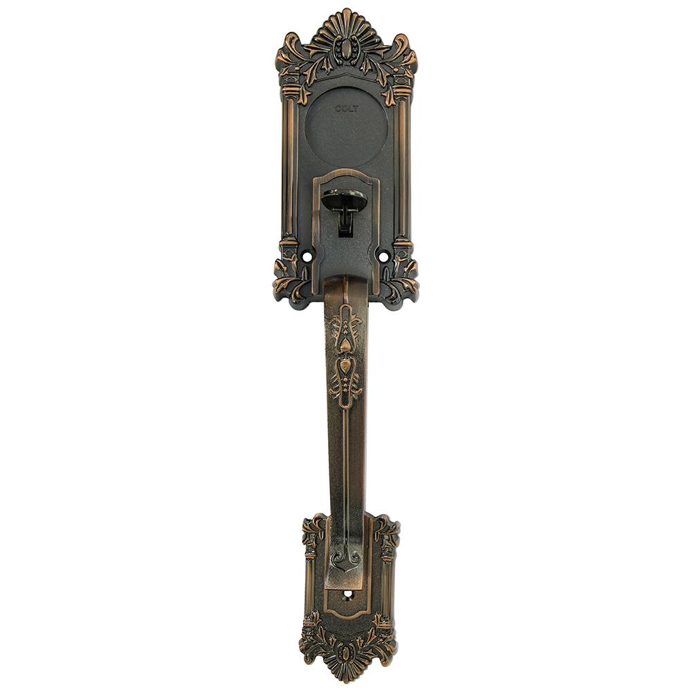 มือจับใหญ่หลอก (DUMMY) COLT 6073 สีทองแดงรมดำ