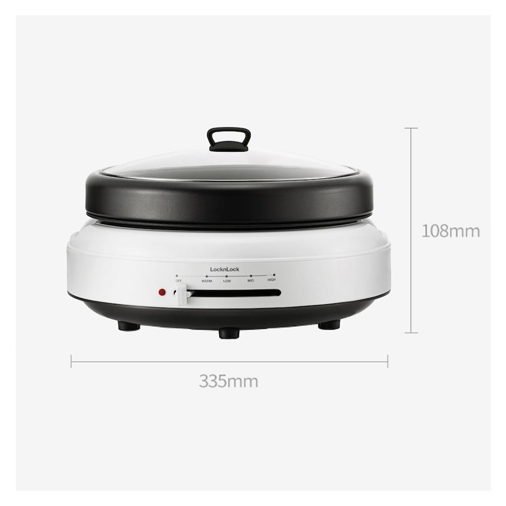 หม้ออเนกประสงค์ LOCKNLOCK EJP548WHT