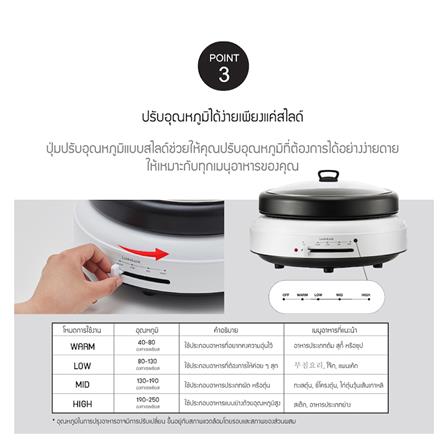 หม้ออเนกประสงค์ LOCKNLOCK EJP548WHT_8