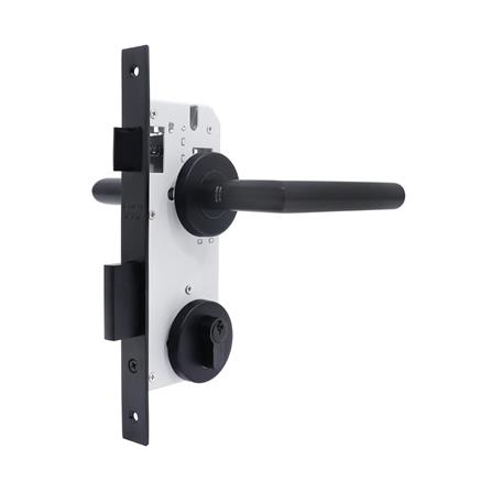 มือจับก้านโยกห้องทั่วไป MORTISE SOLEX 4585 105 สีดำ_0