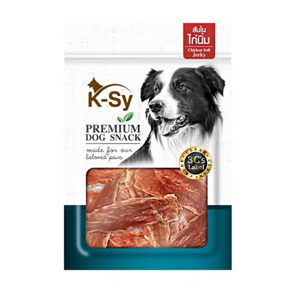 ขนมสุนัข K-SY CHICKEN SOFT JERKY 300 ก.