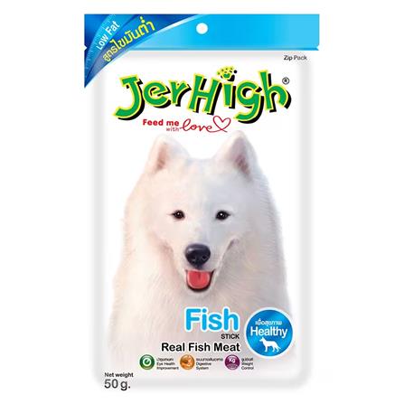 ขนมสุนัข JERHIGH FISH STICK 50 ก.