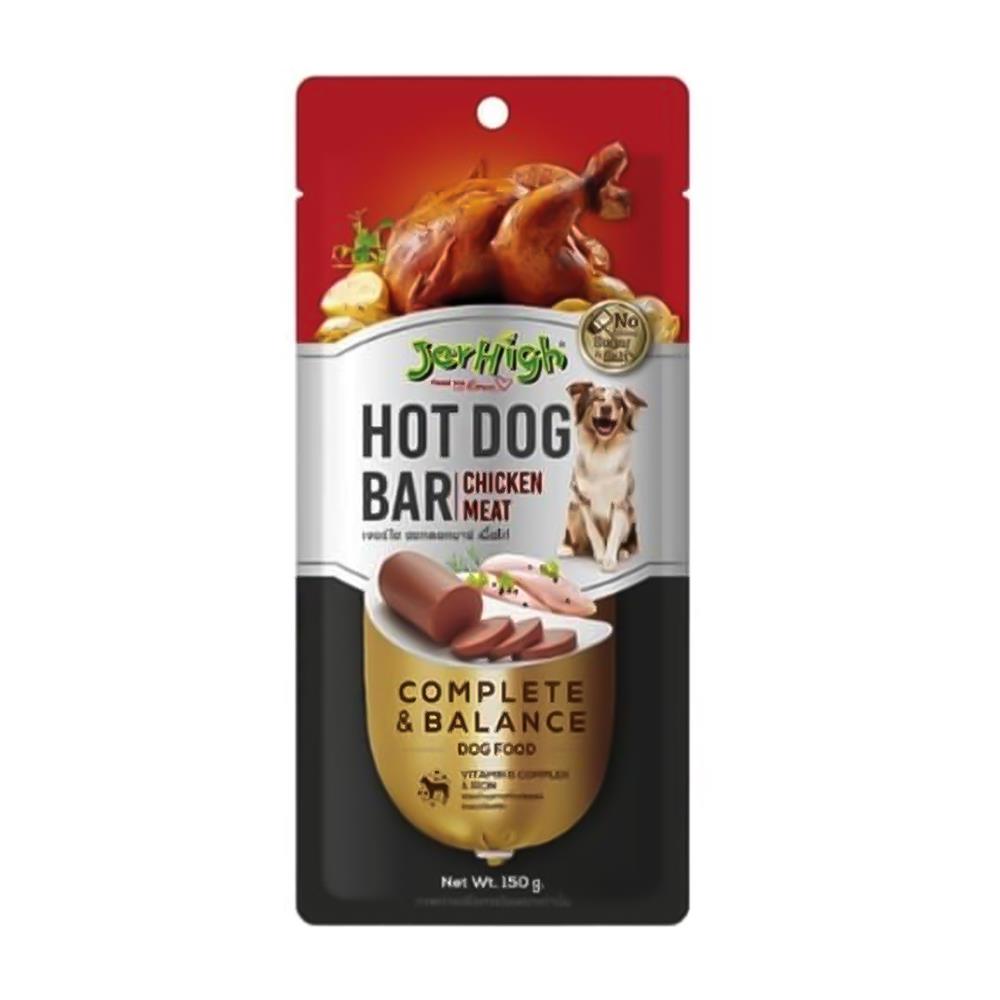 ขนมสุนัข JERHIGH HOTDOG BAR CHICKEN 150 ก.