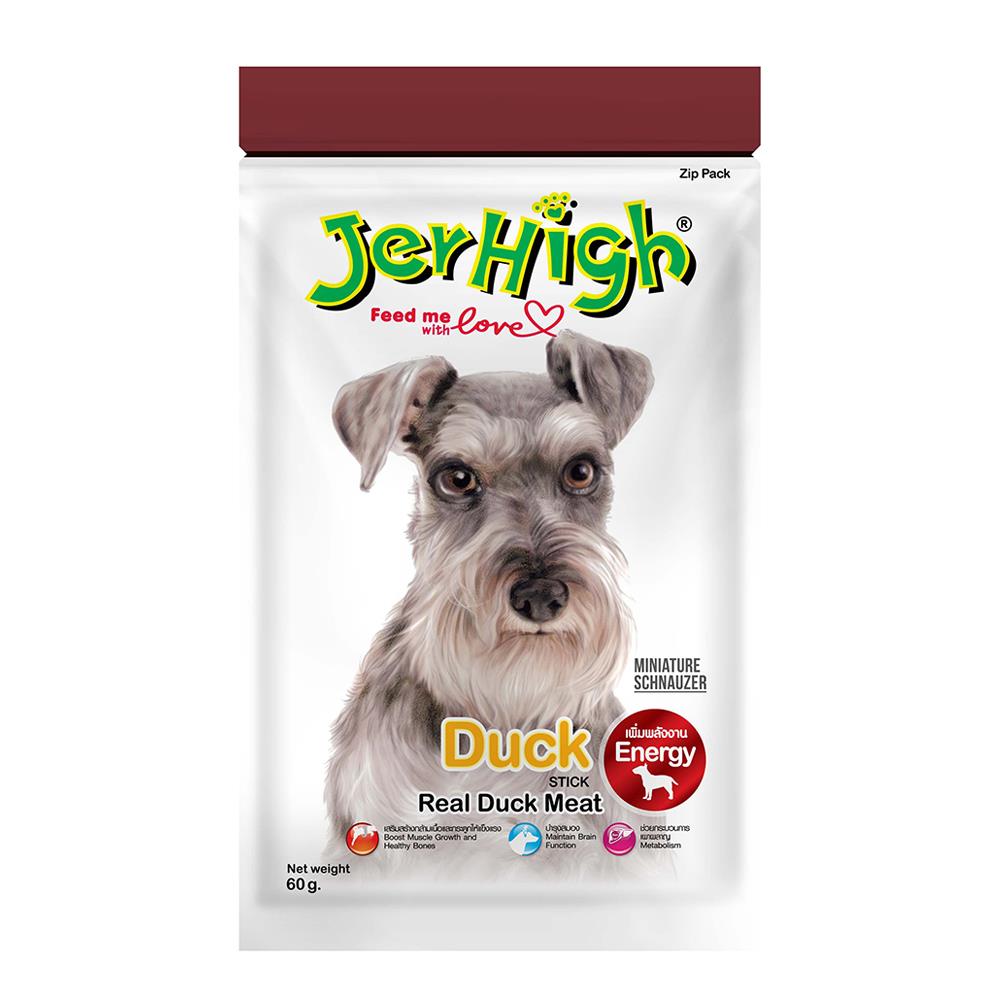 ขนมสุนัข JERHIGH DUCK STICK 60 ก.