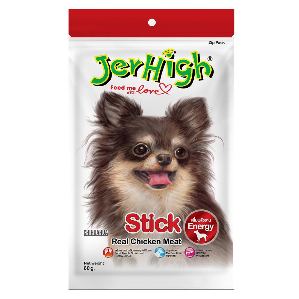 ขนมสุนัข JERHIGH CHICKEN STICK 60 ก.