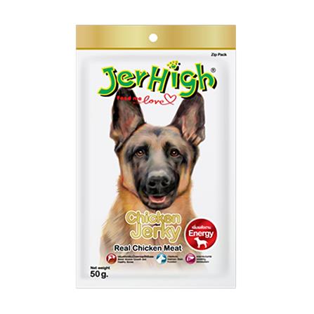 ขนมสุนัข JERHIGH CHICKEN JERKY 50 ก._0