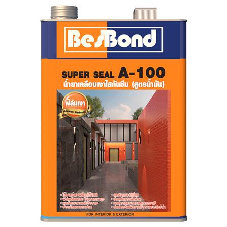 น้ำยาเคลือบเงาใสกันซึม (สูตรน้ำมัน) BESBOND A-100 3.78 ลิตร_0