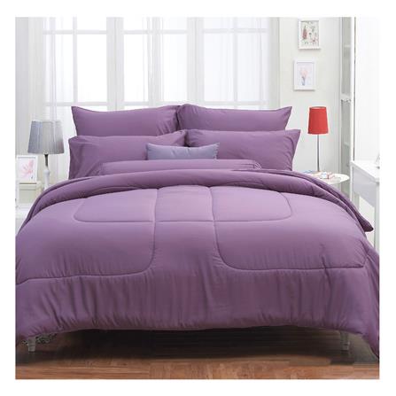 ชุดผ้าปูที่นอน 6 ฟุต 6 ชิ้น FOUNTAIN COLOR 70201-FT PURPLE02