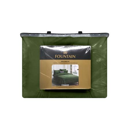 ชุดผ้าปูที่นอน 6 ฟุต 6 ชิ้น FOUNTAIN COLOR 70201-FT GREEN01_3
