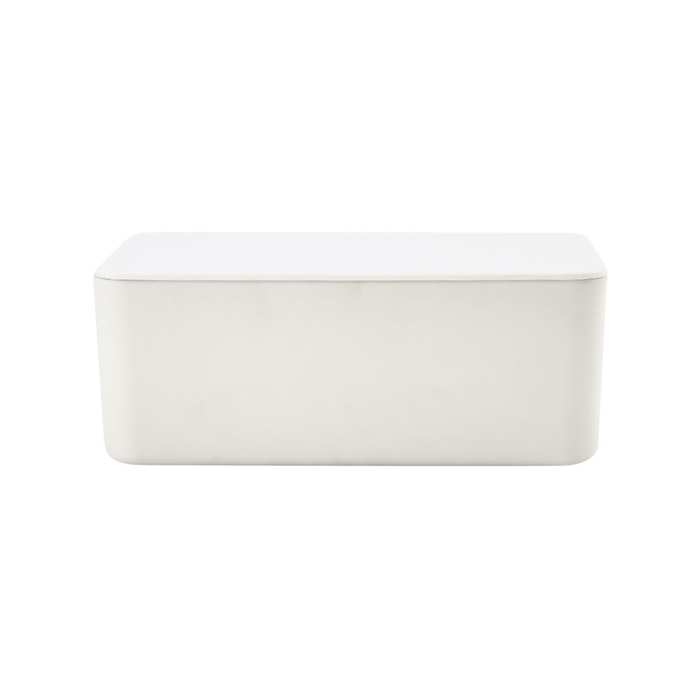 กล่องทิชชูแผ่น PP KECH SOFT CLOSE สีครีม