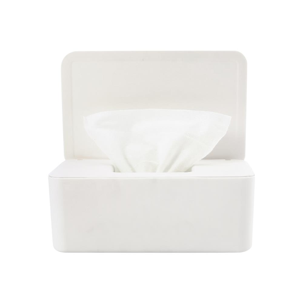 กล่องทิชชูแผ่น PP KECH SOFT CLOSE สีครีม