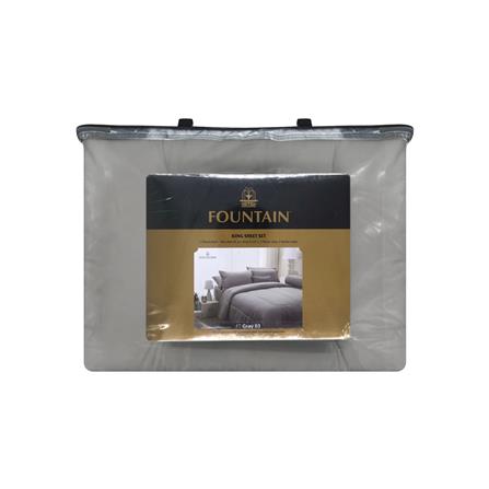 ชุดผ้าปูที่นอน 6 ฟุต 6 ชิ้น FOUNTAIN COLOR 70201-FT GRAY03_3