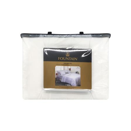 ชุดผ้าปูที่นอน 6 ฟุต 6 ชิ้น FOUNTAIN COLOR 70201-FT WHITE_3