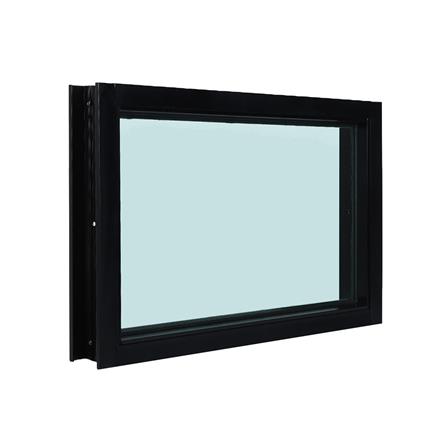 ช่องแสงหน้าต่างอะลูมิเนียม WINDOW ASIA F10 60x40 ซม. สีดำ_1