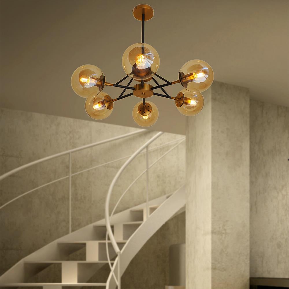 ไฟช่อ NEOLIGHT JH06 6 หัว สีทอง/ชา/ดำ