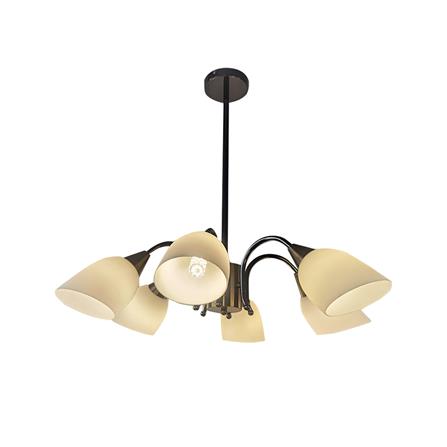 ไฟช่อ CARINI MS2202-6 6 หัว สีขาว/ดำ_1