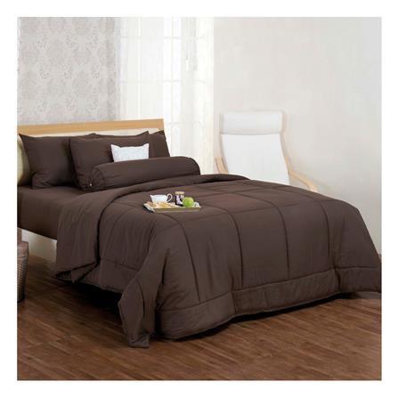 ชุดผ้าปูที่นอน 5 ฟุต 5 ชิ้น FOUNTAIN COLOR 70102-FT BROWN