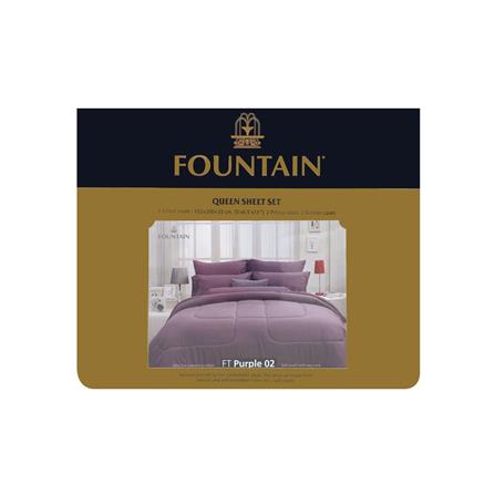 ชุดผ้าปูที่นอน 5 ฟุต 5 ชิ้น FOUNTAIN COLOR 70102-FT PURPLE02_3