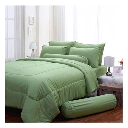 ชุดผ้าปูที่นอน 5 ฟุต 5 ชิ้น FOUNTAIN COLOR 70102-FT GREEN02