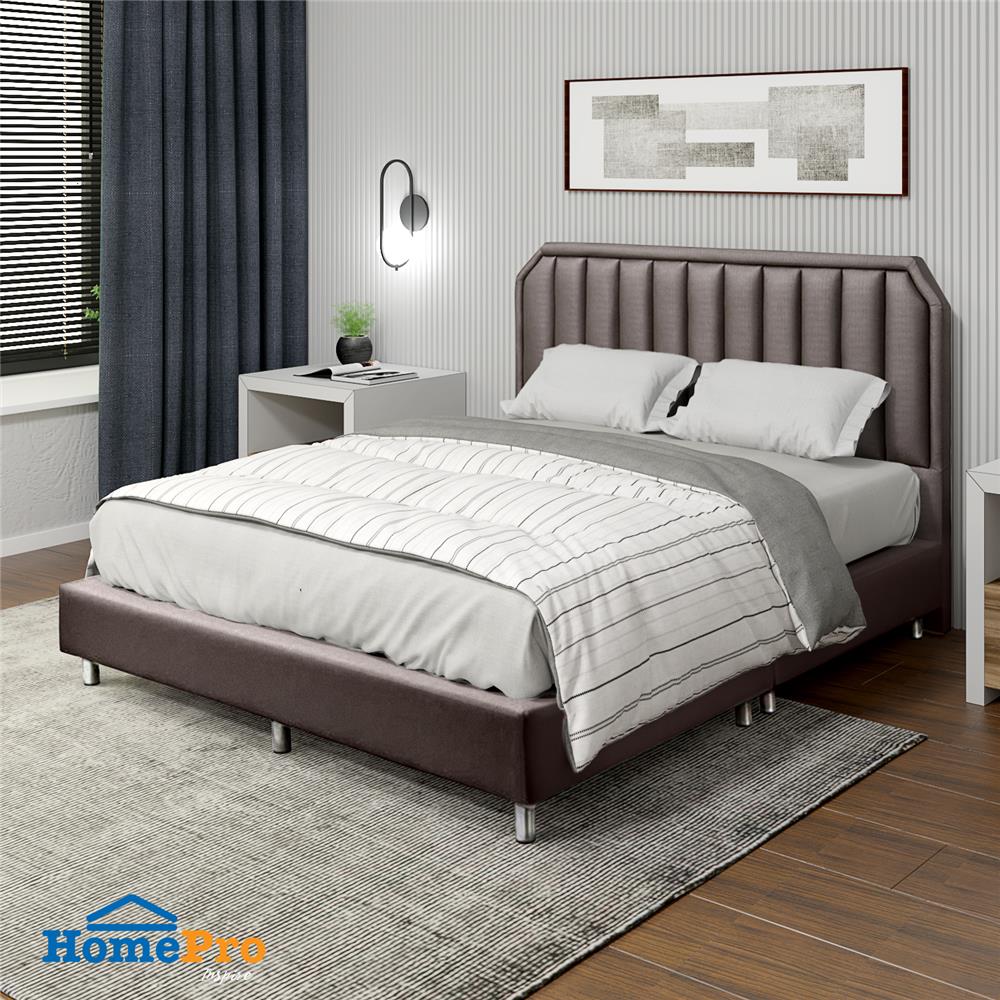 ฐานรองหัวเตียง 5 ฟุต HOME LIVING STYLE LUXE สี GREY
