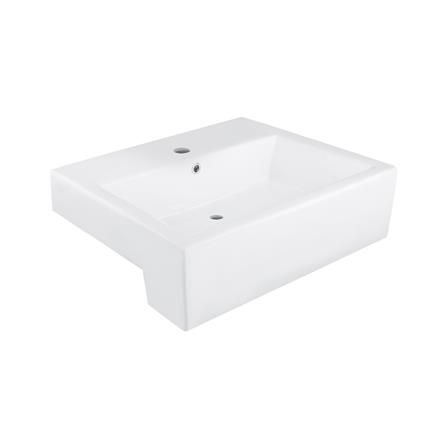 อ่างล้างหน้าฝังครึ่งเคาน์เตอร์ TOTO LW647CJW/F สีขาว_0