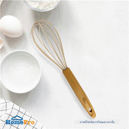 ที่ตีไข่ KECH COOK CHARMY สีครีม ด้ามไม้_4