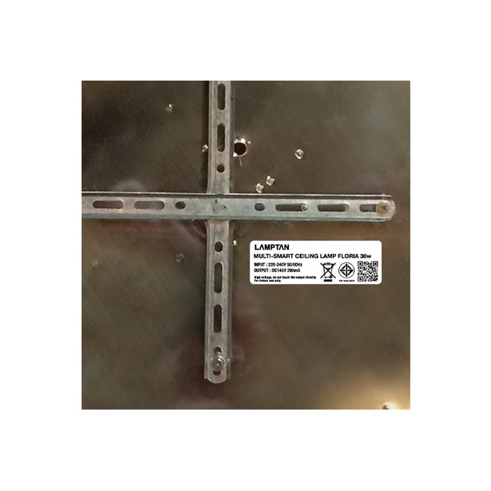 ไฟเพดาน LED LAMPTAN FLORIA 19 นิ้ว 36 วัตต์ DAYLIGHT/COOL WHITE/WARM WHITE สีขาว