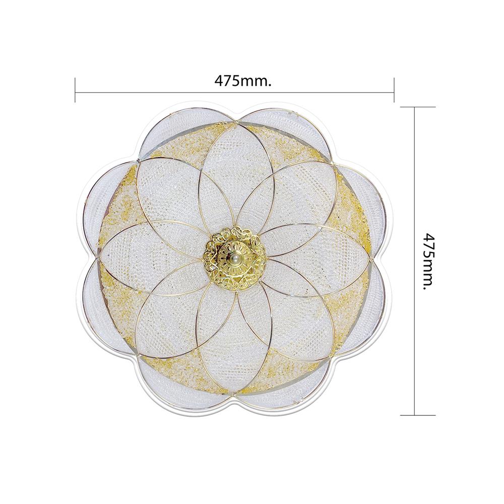 ไฟเพดาน LED LAMPTAN FLORIA 19 นิ้ว 36 วัตต์ DAYLIGHT/COOL WHITE/WARM WHITE สีขาว