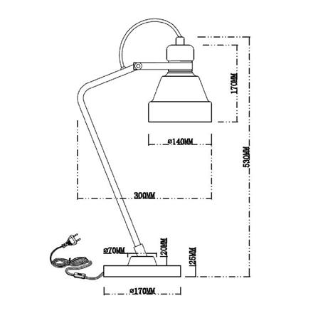 ไฟตั้งโต๊ะ CARINI MT4801BK สีดำ_6