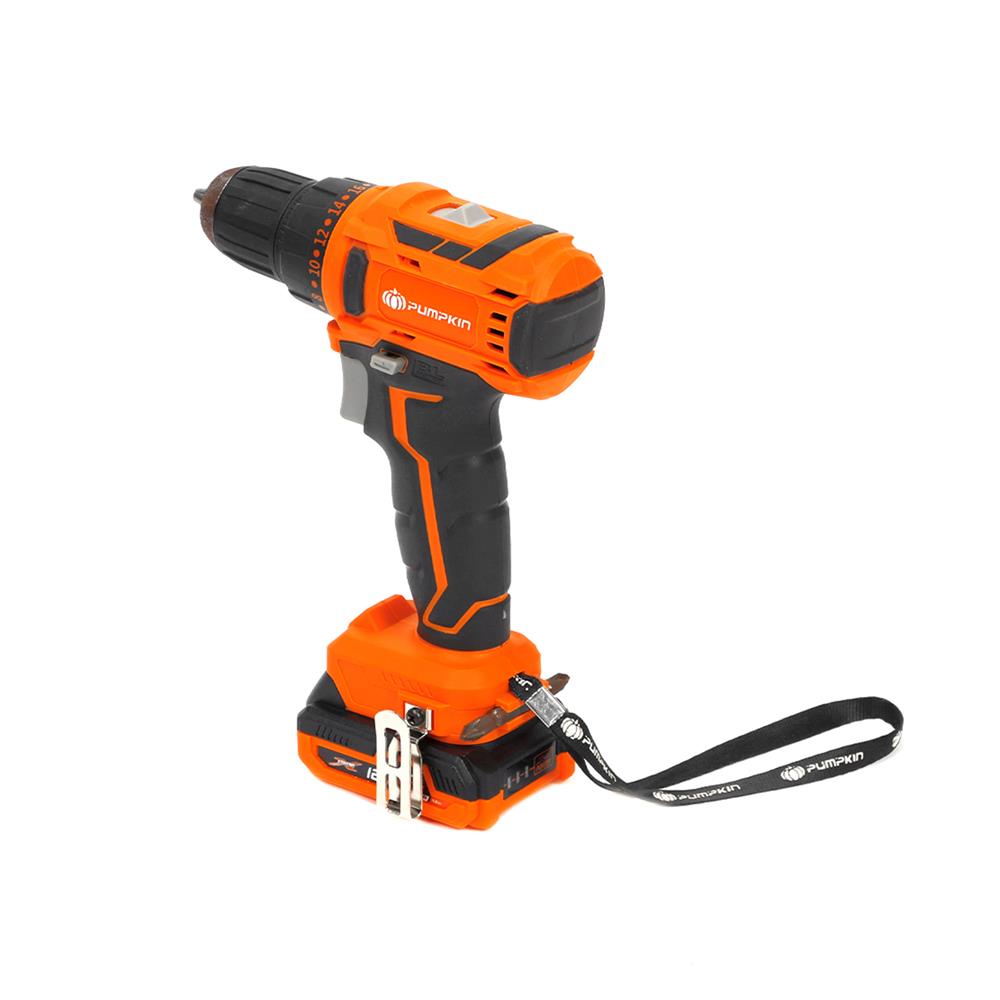 สว่านไร้สาย (พร้อมแบตเตอรี่) PUMPKIN XT-10DBL 50270 12 โวลต์