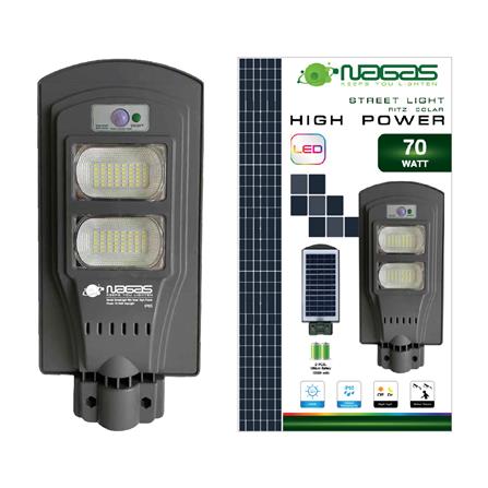 ไฟถนน SOLAR NAGAS SL 70 วัตต์ DAYLIGHT สีเทา_3
