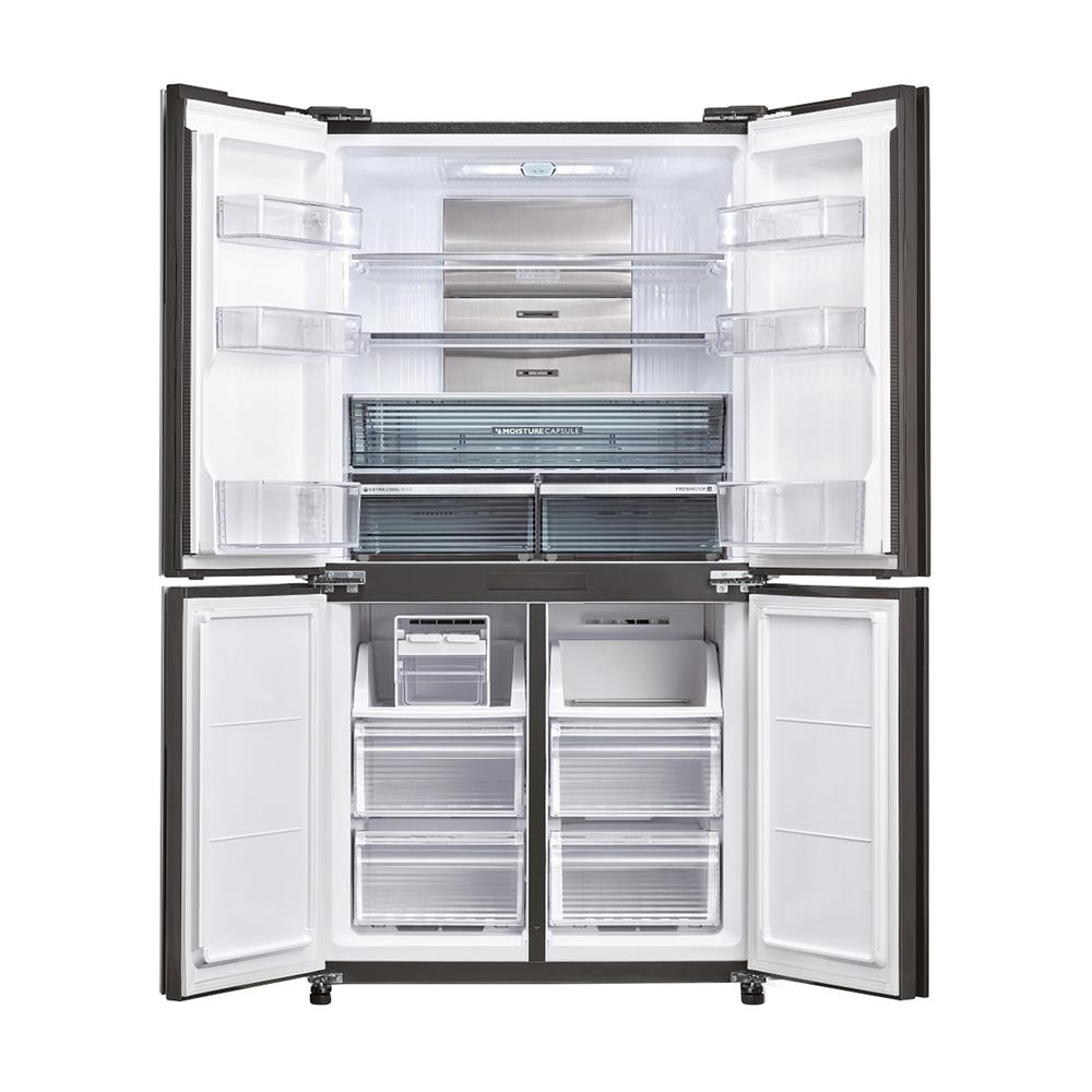 ตู้เย็น MULTI DOOR SHARP SJ-FX52GP-BR 18.5 คิว กระจกแดง อินเวอร์เตอร์