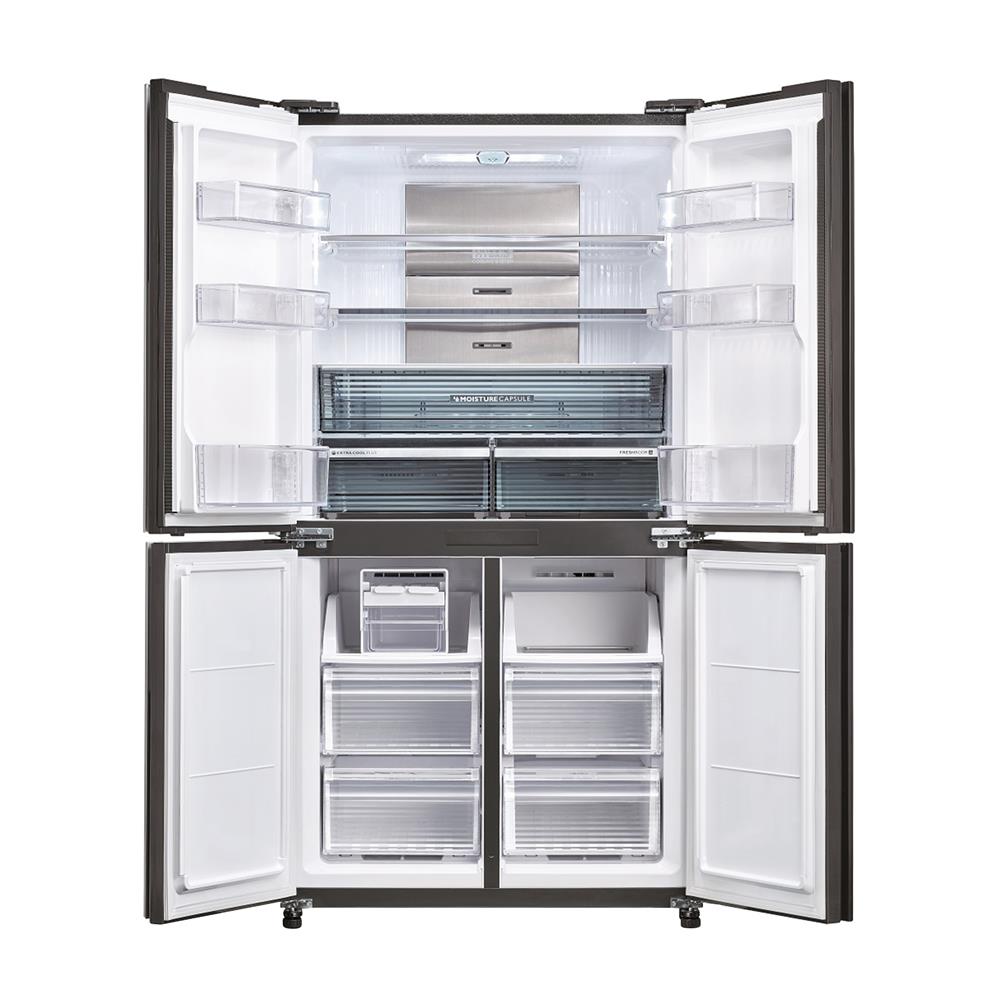 ตู้เย็น MULTI DOOR SHARP SJ-FX57GP-BK 20.2 คิว กระจกดำ อินเวอร์เตอร์