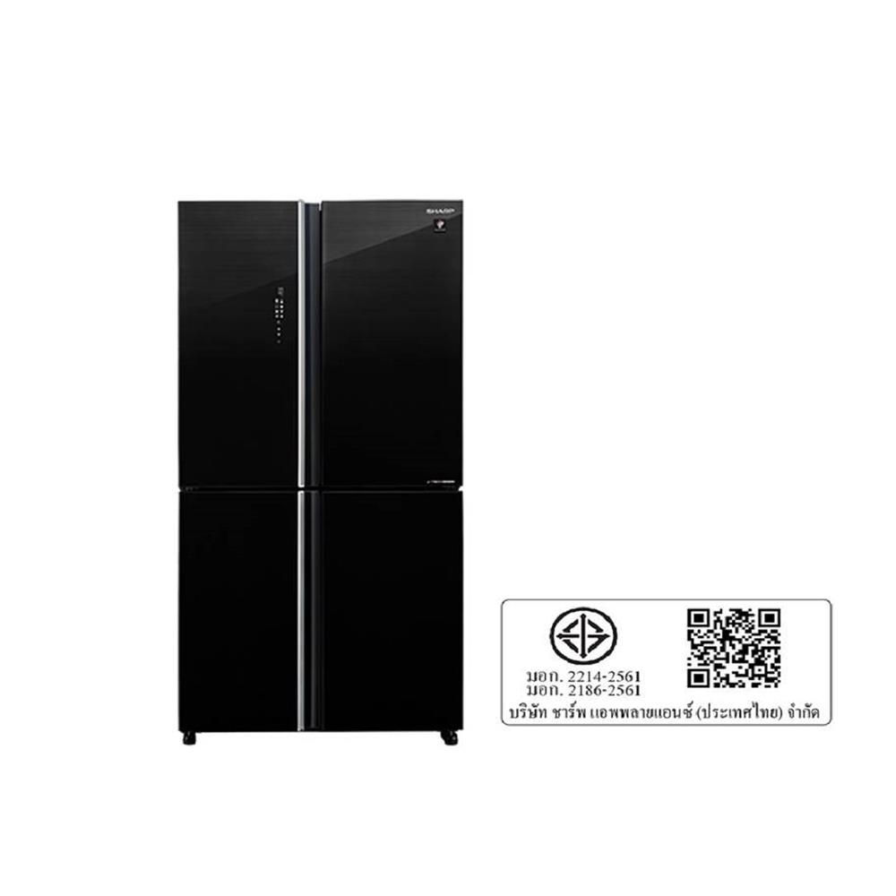 ตู้เย็น MULTI DOOR SHARP SJ-FX57GP-BK 20.2 คิว กระจกดำ อินเวอร์เตอร์
