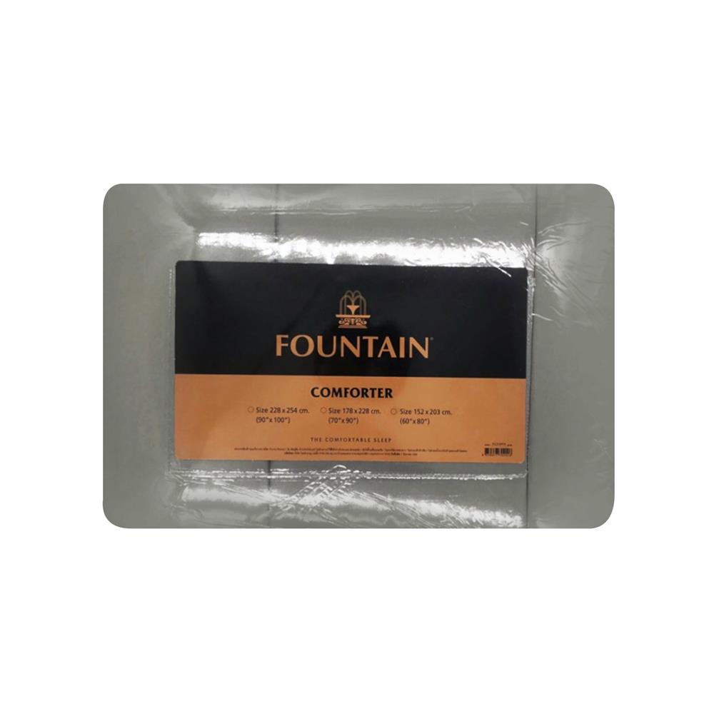 ผ้านวม 60X80 นิ้ว FOUNTAIN 70202-FT GRAY02