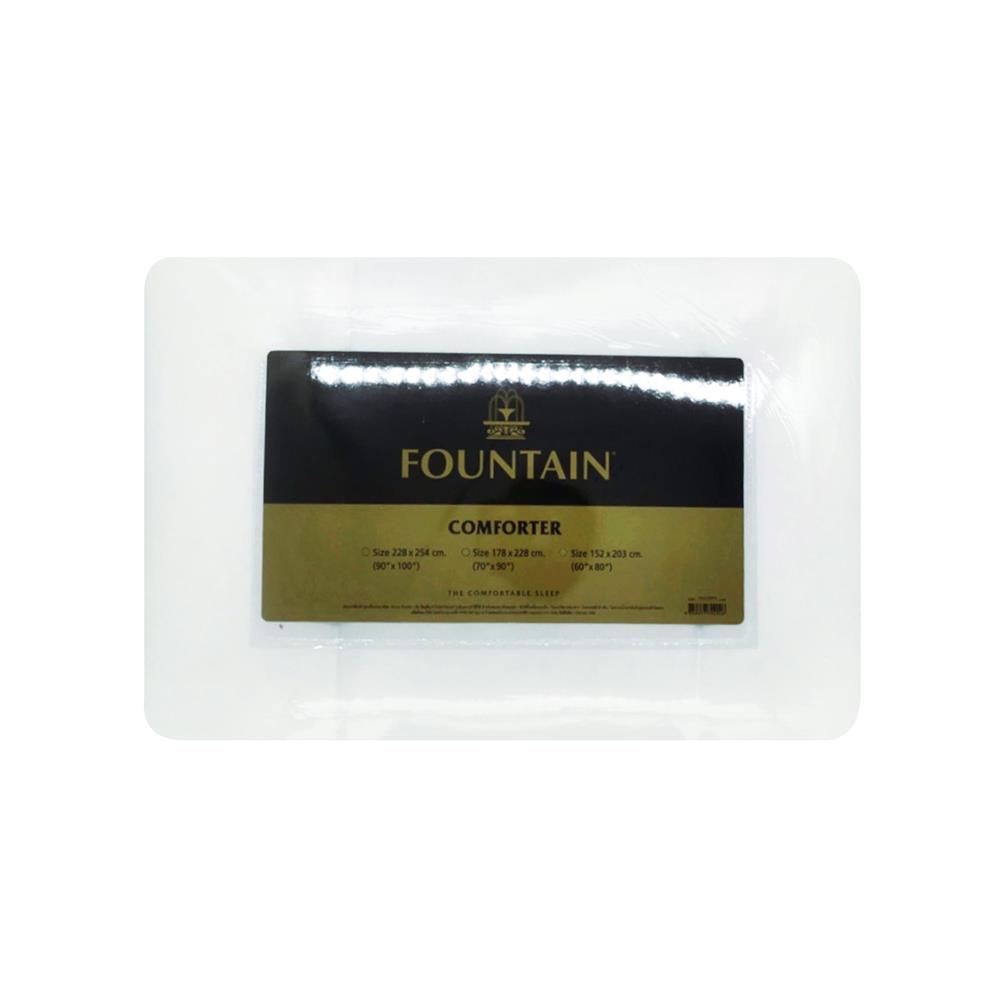 ผ้านวม FOUNTAIN 70202-FT 60X80 นิ้ว WHITE