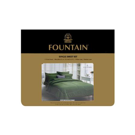 ชุดผ้าปูที่นอน 3.5 ฟุต 3 ชิ้น FOUNTAIN 70103-FT GREEN01_3